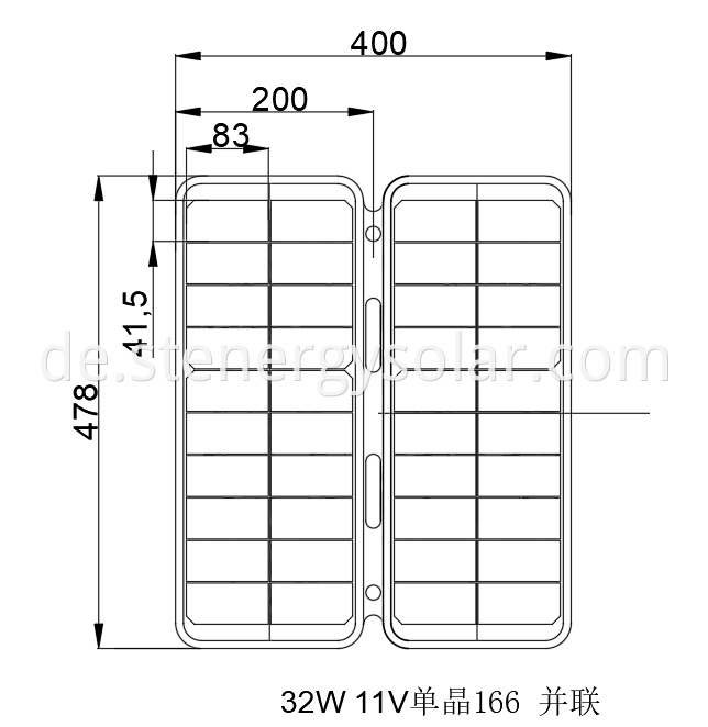 32W ETFE Solar Panel